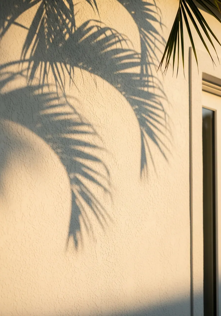 Palm trees in a Southwest Florida residential neighborhood